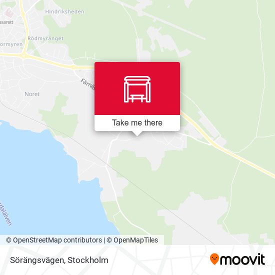 Sörängsvägen map