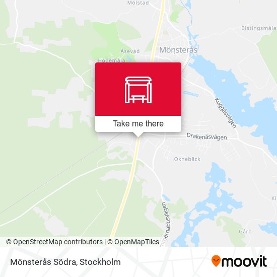 Mönsterås Södra map