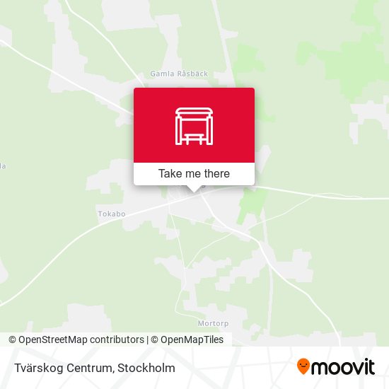 Tvärskog Centrum map