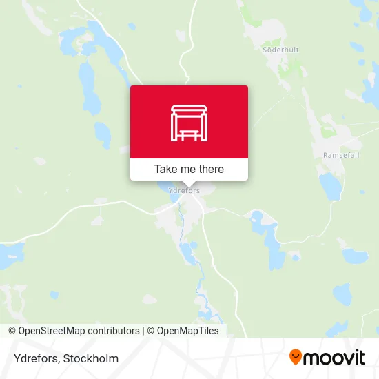 Ydrefors map