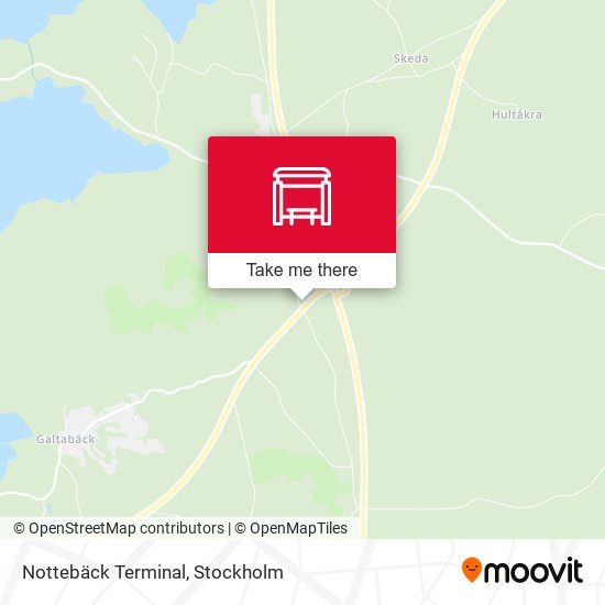 Nottebäck Terminal map