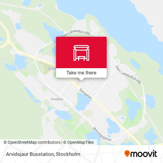 Arvidsjaur Busstation map