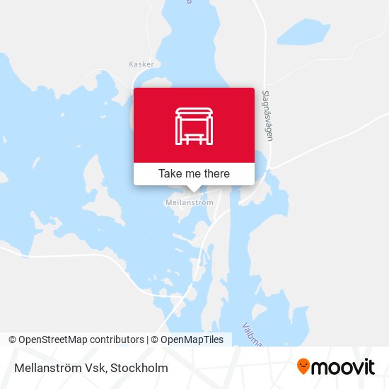 Mellanström Vsk map