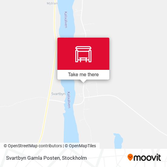 Svartbyn Gamla Posten map