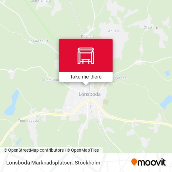 Lönsboda Marknadsplatsen map