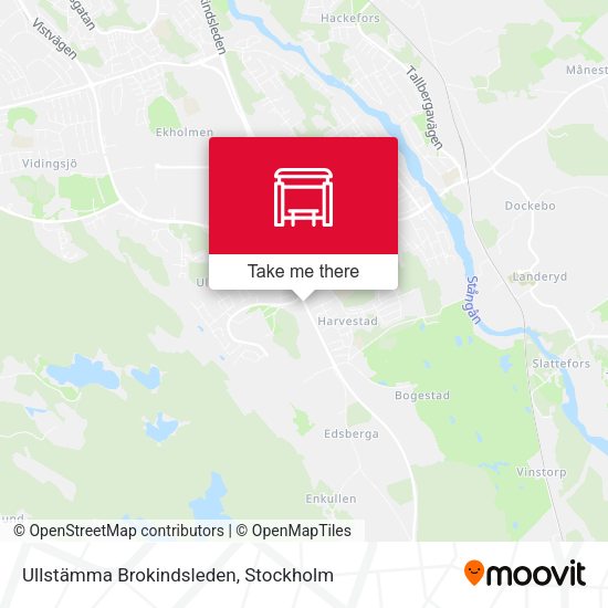 Ullstämma Brokindsleden map