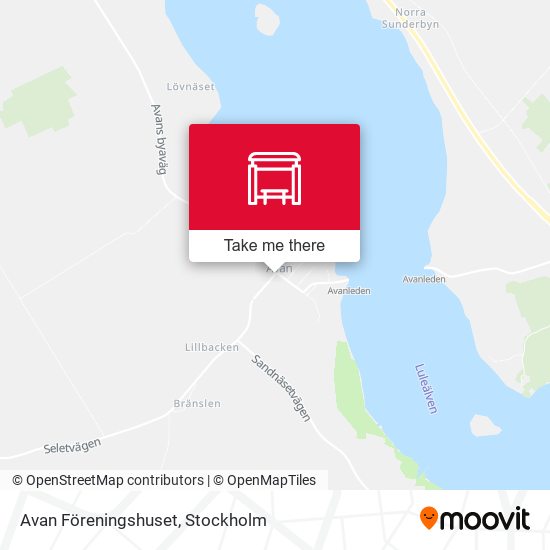 Avan Föreningshuset map