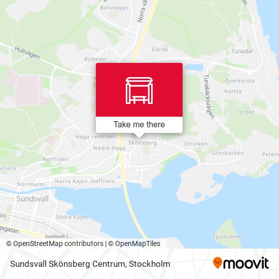 Sundsvall Skönsberg Centrum map