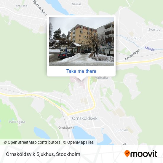 Örnsköldsvik Sjukhus map