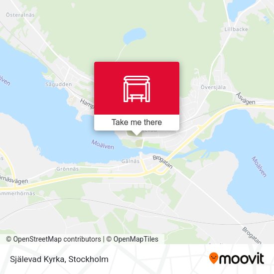 Själevad Kyrka map