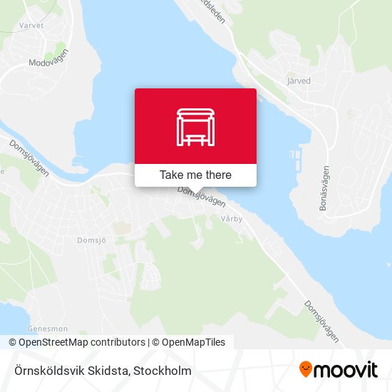 Örnsköldsvik Skidsta map