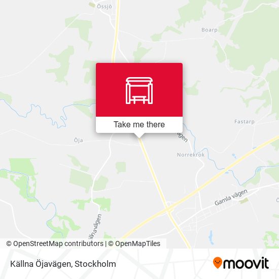 Källna Öjavägen map