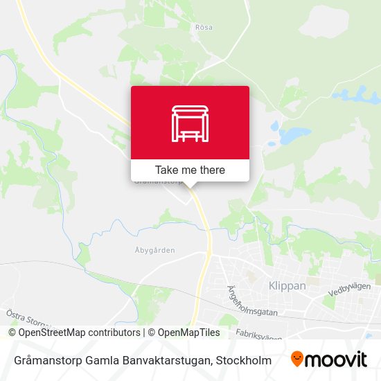Gråmanstorp Gamla Banvaktarstugan map
