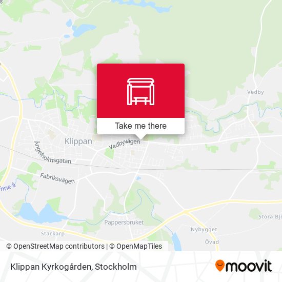 Klippan Kyrkogården map