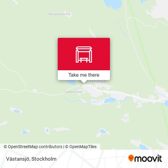 Västansjö map