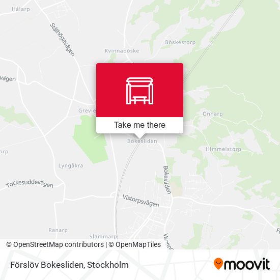 Förslöv Bokesliden map