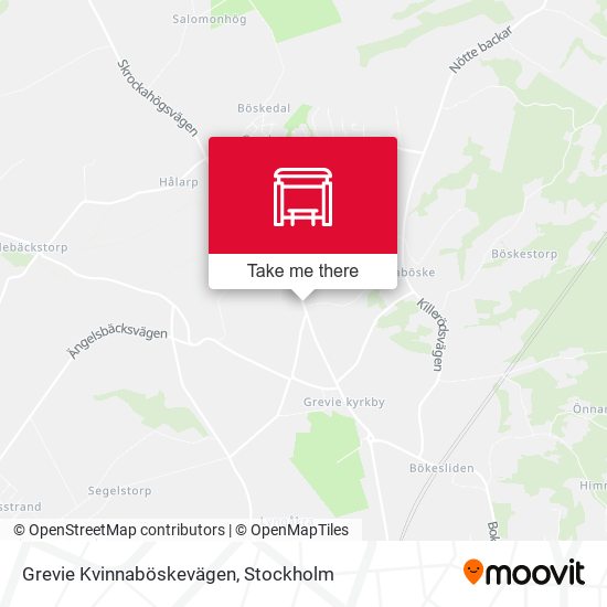 Grevie Kvinnaböskevägen map