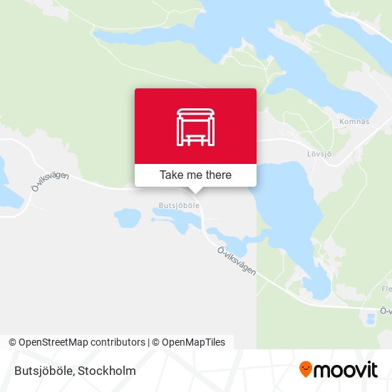 Butsjöböle map