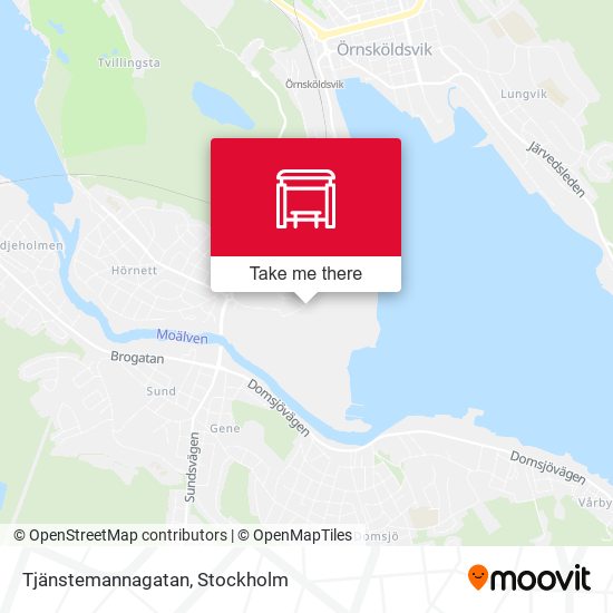 Tjänstemannagatan map