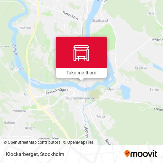 Klockarberget map