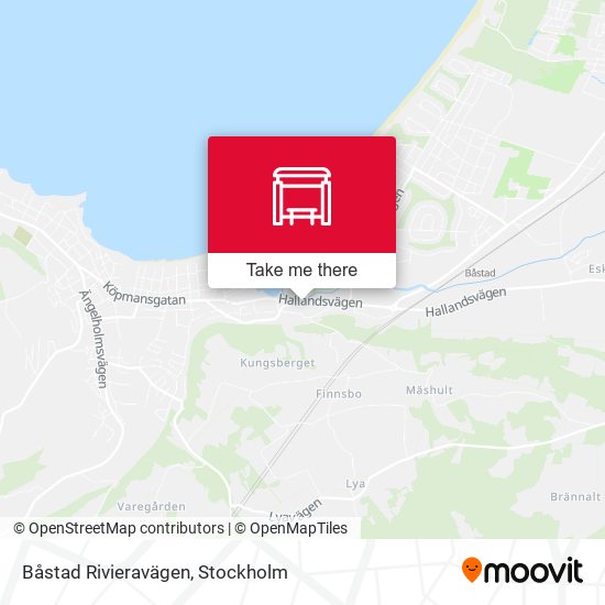Båstad Rivieravägen map
