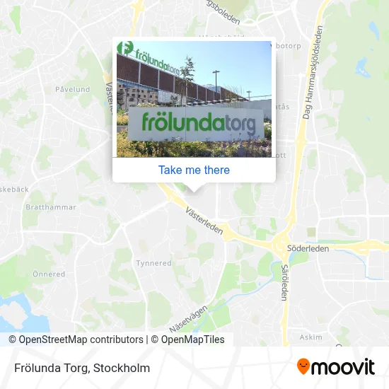Frölunda Torg map