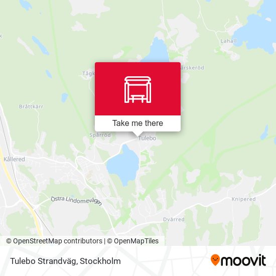 Tulebo Strandväg map