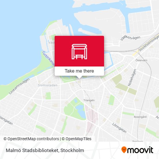 Malmö Stadsbiblioteket map