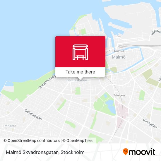 Malmö Skvadronsgatan map
