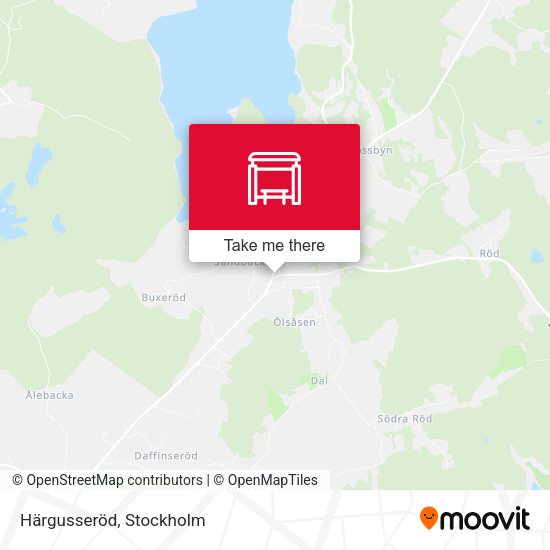 Härgusseröd map