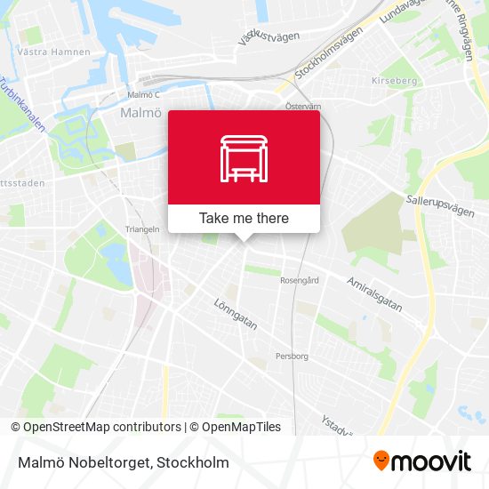 Malmö Nobeltorget map