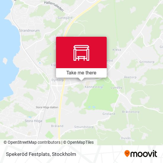 Spekeröd Festplats map