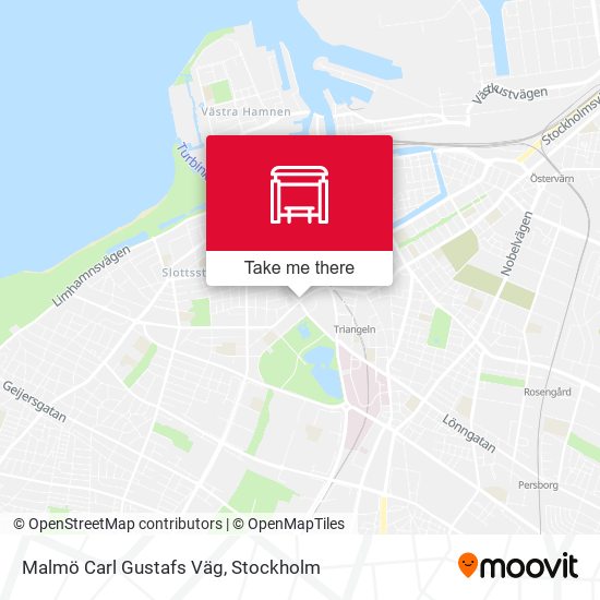 Malmö Carl Gustafs Väg map