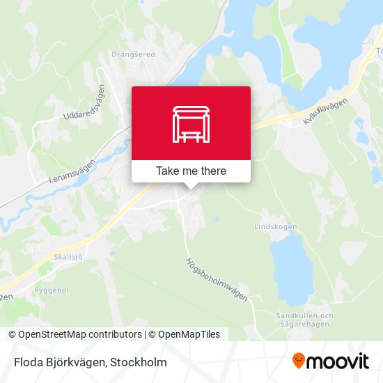 Floda Björkvägen map