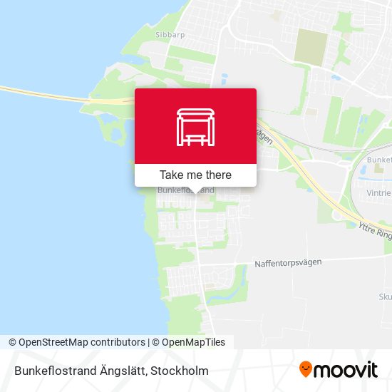 Bunkeflostrand Ängslätt map