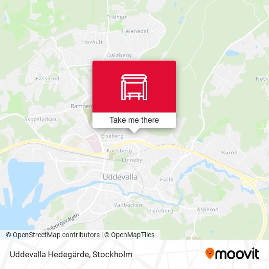 Uddevalla Hedegärde map