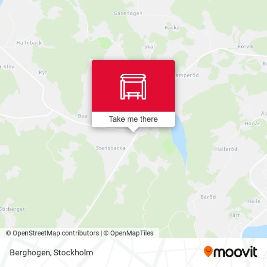 Berghogen map