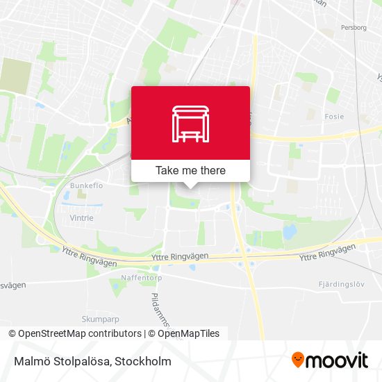 Malmö Stolpalösa map