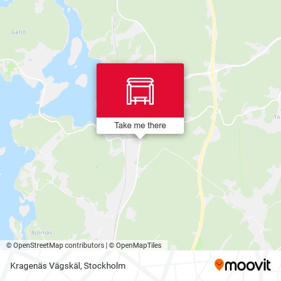 Kragenäs Vägskäl map