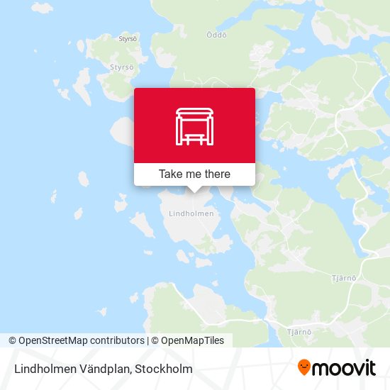 Lindholmen Vändplan map