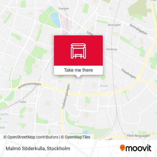Malmö Söderkulla map