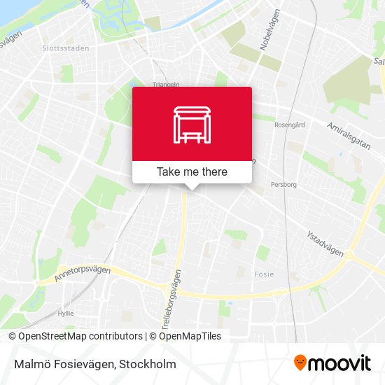 Malmö Fosievägen map