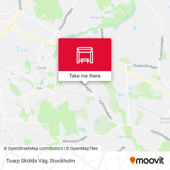 Toarp Skölds Väg map
