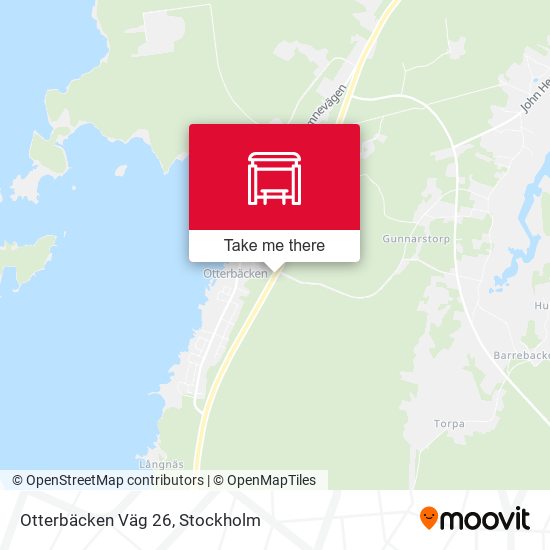 Otterbäcken Väg 26 map
