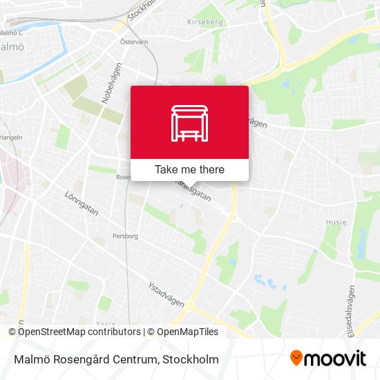 Malmö Rosengård Centrum map
