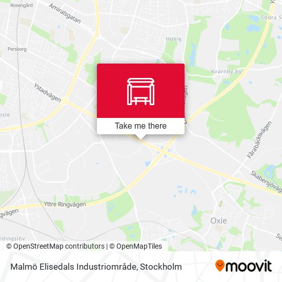 Malmö Elisedals Industriområde map