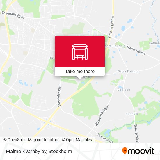 Malmö Kvarnby by map