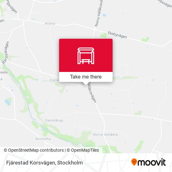 Fjärestad Korsvägen map