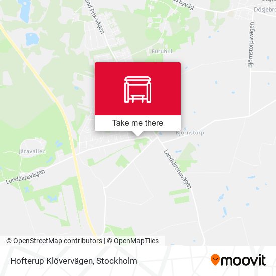 Hofterup Klövervägen map