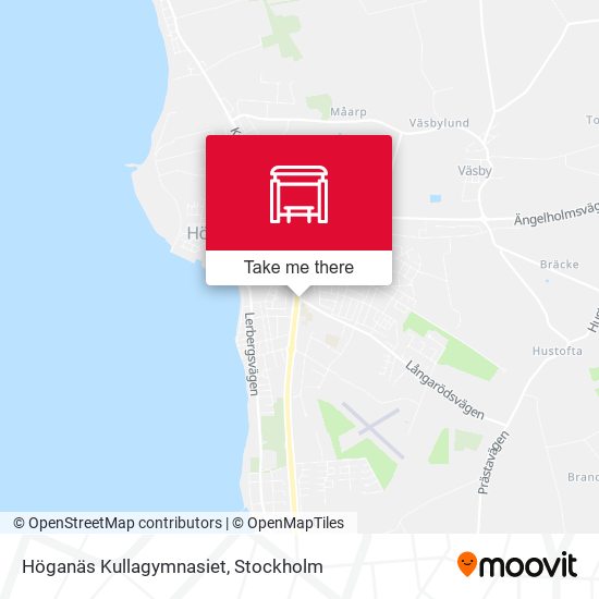 Höganäs Kullagymnasiet map